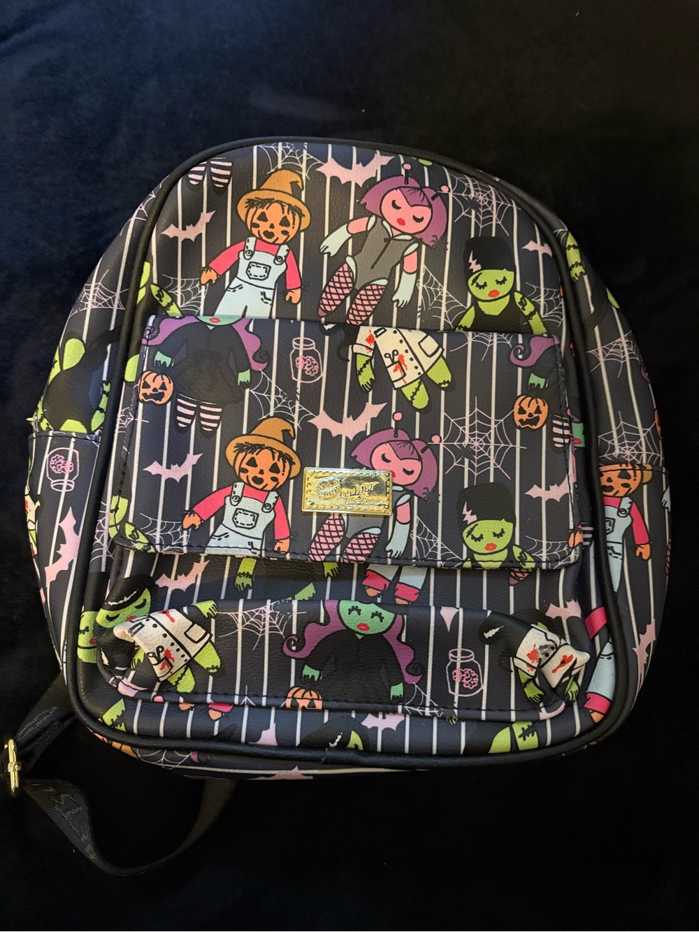 Betesy Johnson Halloween characters backpack